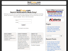 Tablet Screenshot of noticraig.com